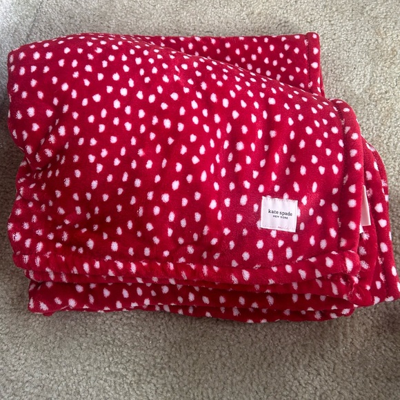 kate spade Other - Kate spade Polka Dot Throw